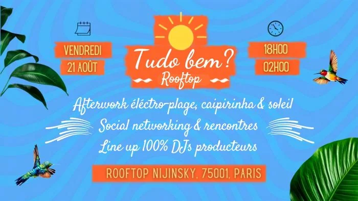 Tudo Bem? - Afterwork Électro-Plage & Rooftop
