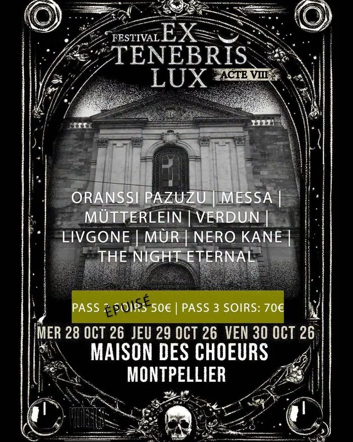 PASS 3 SOIRS - EX TENEBRIS LUX