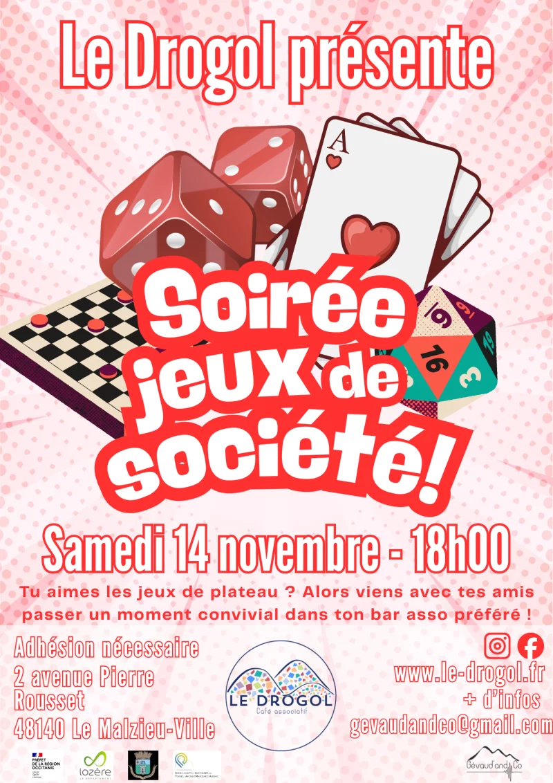 SOIRÉE JEUX DE SOCIÉTÉ