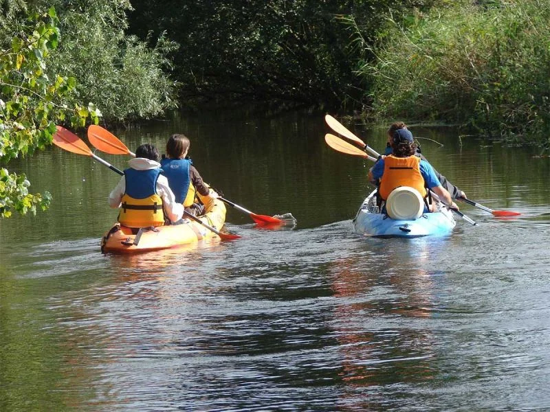 Balade en kayak, la fin de journée en beauté