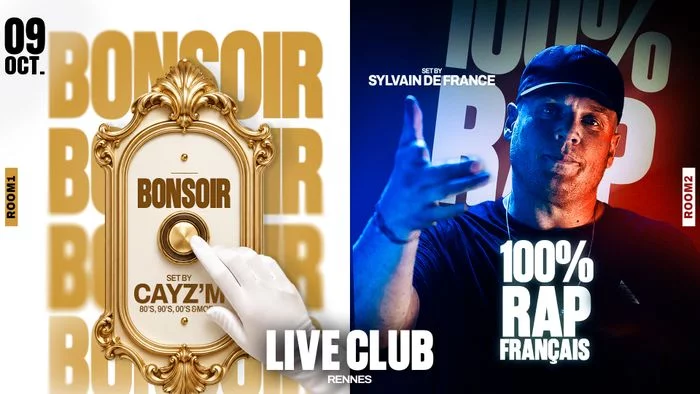 100% RAP FRANÇAIS/BONSOIR : SYLVAIN DE FRANCE & CAYZ'M