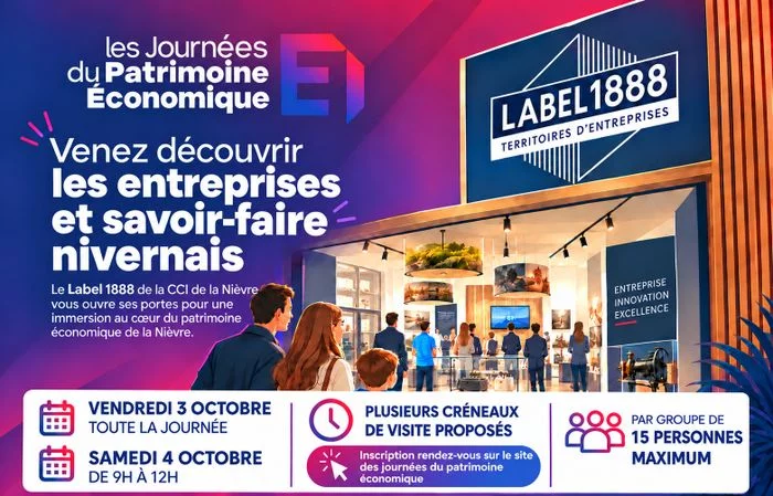 Journées du Patrimoine Économique : découvrez le Label 1888 les 2 et 3 octobre