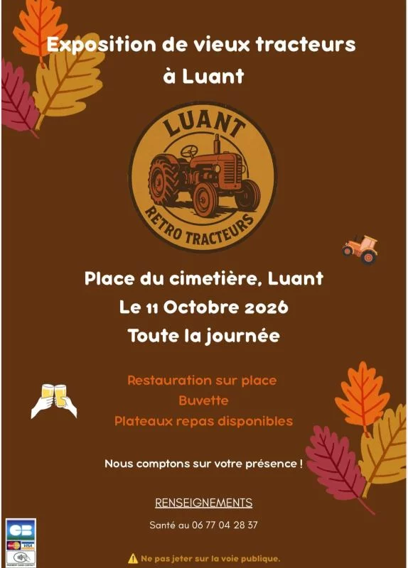 Exposition de vieux tracteurs
