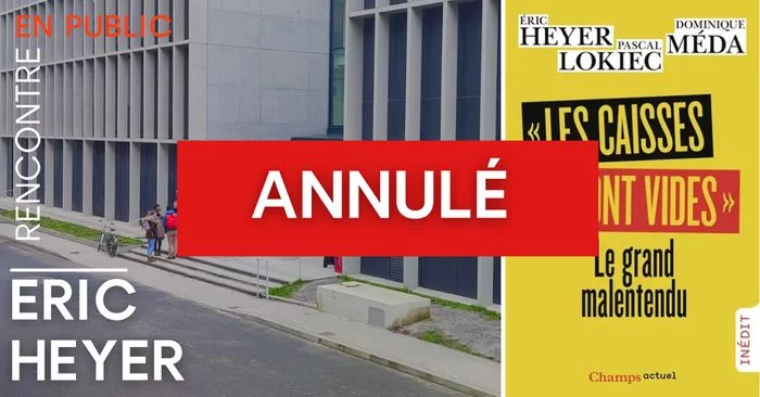 ANNULÉ - Rencontre avec Eric Heyer