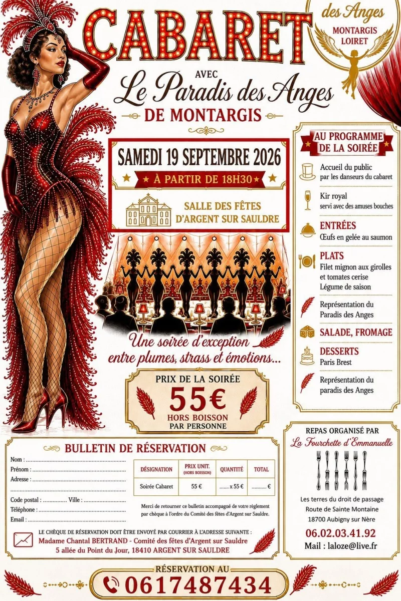 Soirée cabaret avec le Paradis des Anges