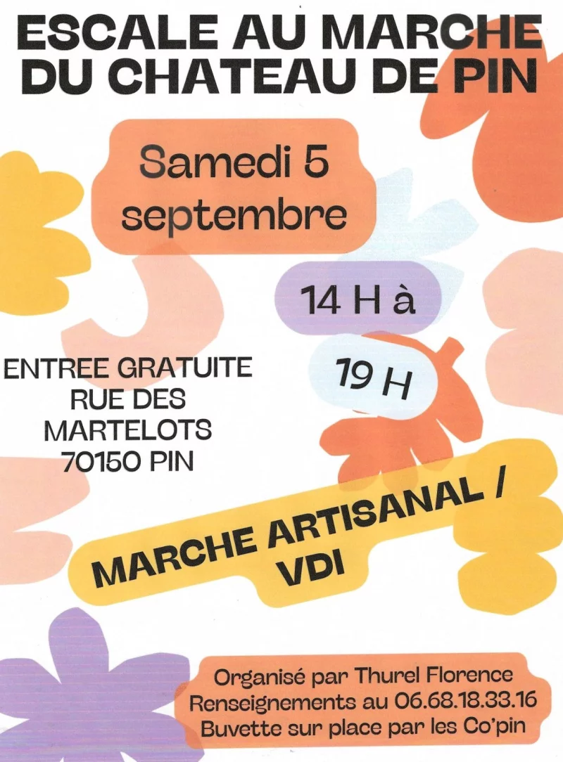 Escale au marché du château de Pin
