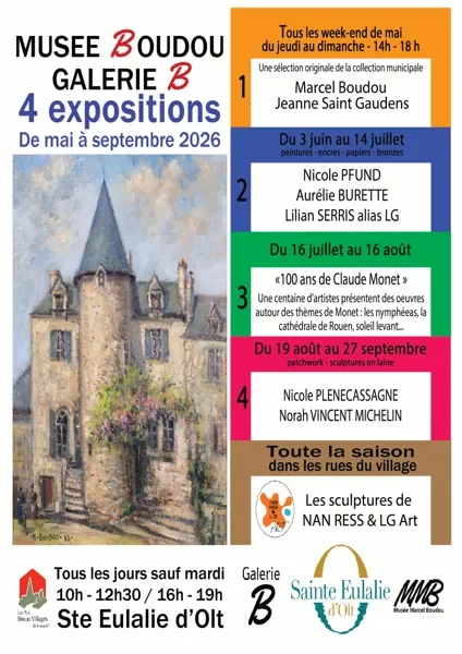 Exposition du mois de mai au Musée Marcel Boudou
