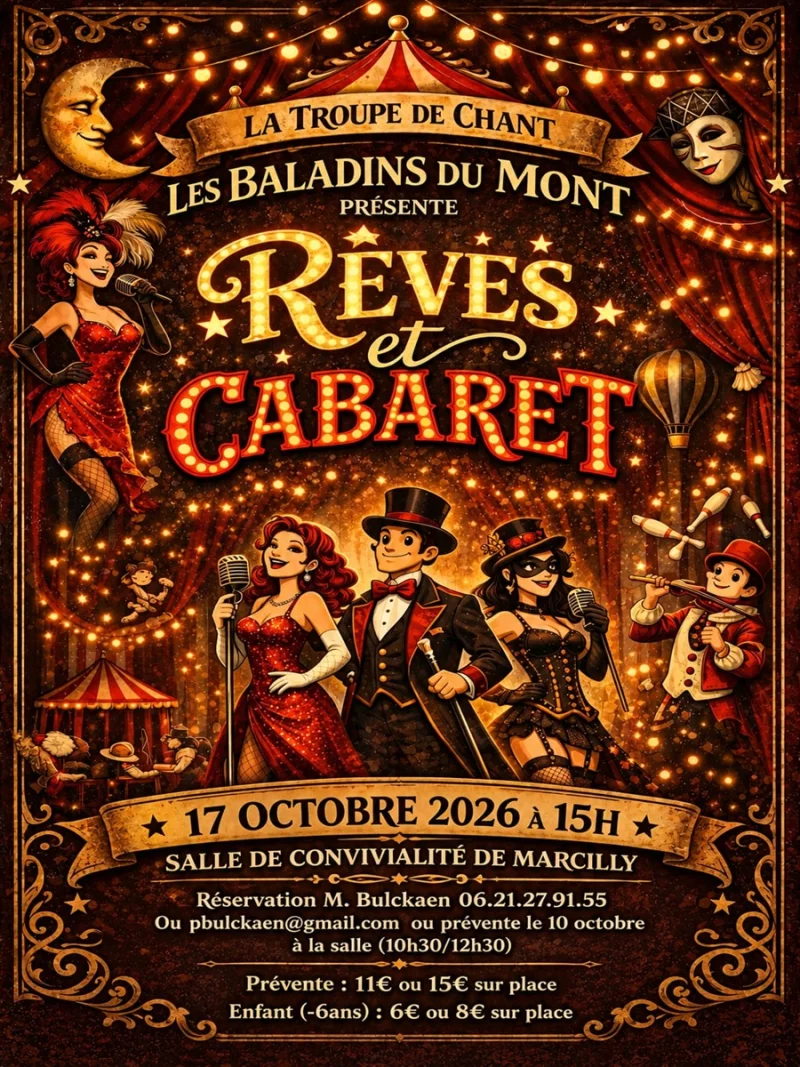 Spectacle "Rêves et cabaret"