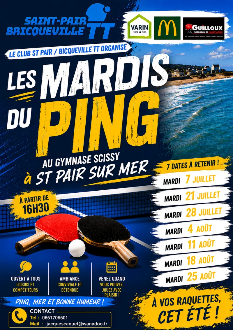 Les mardis du ping