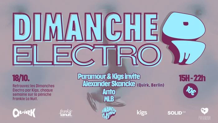 Dimanche Electro - Paramour & Kigs invite Alexander Skancke