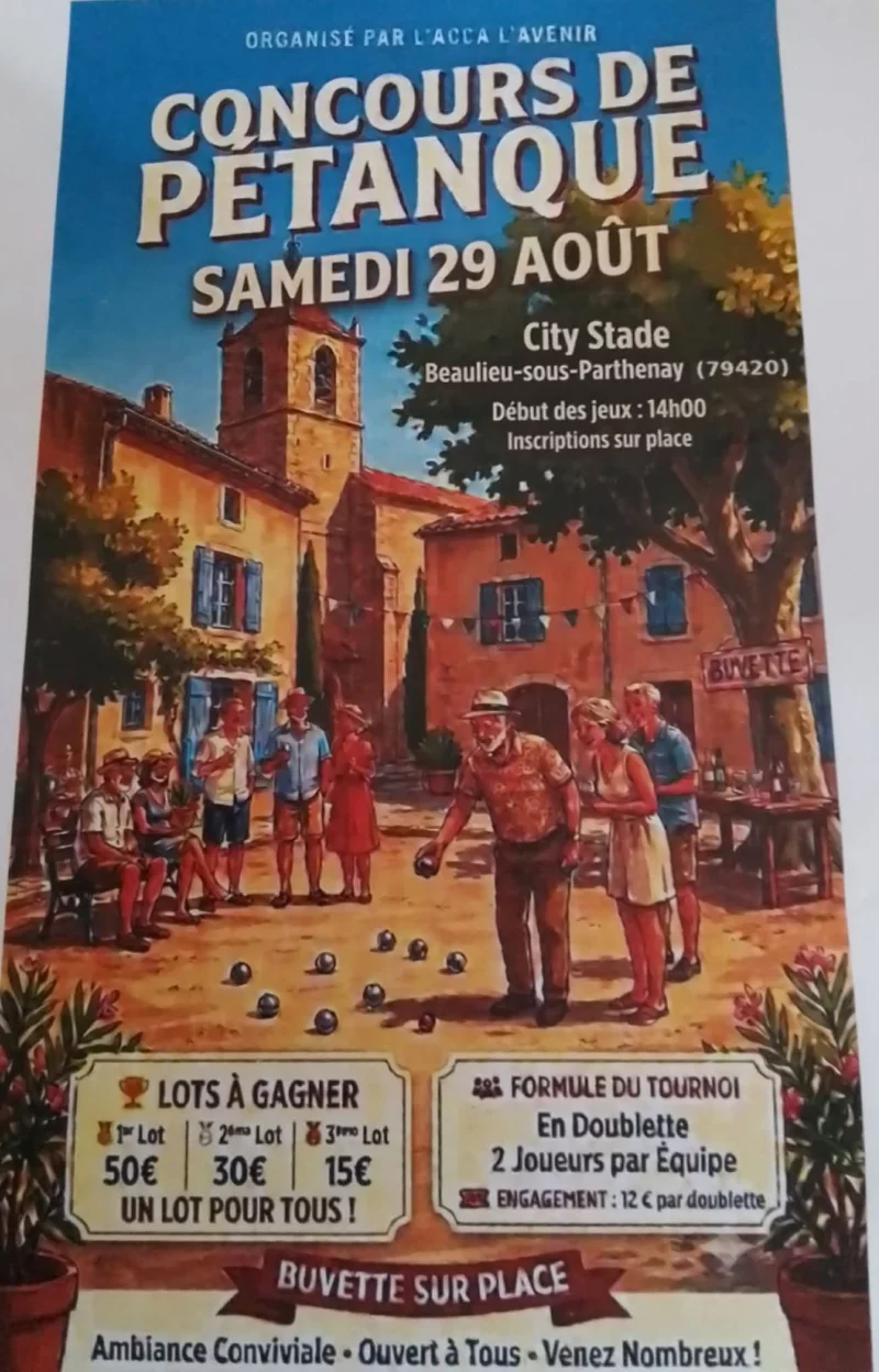 Concours de pétanque