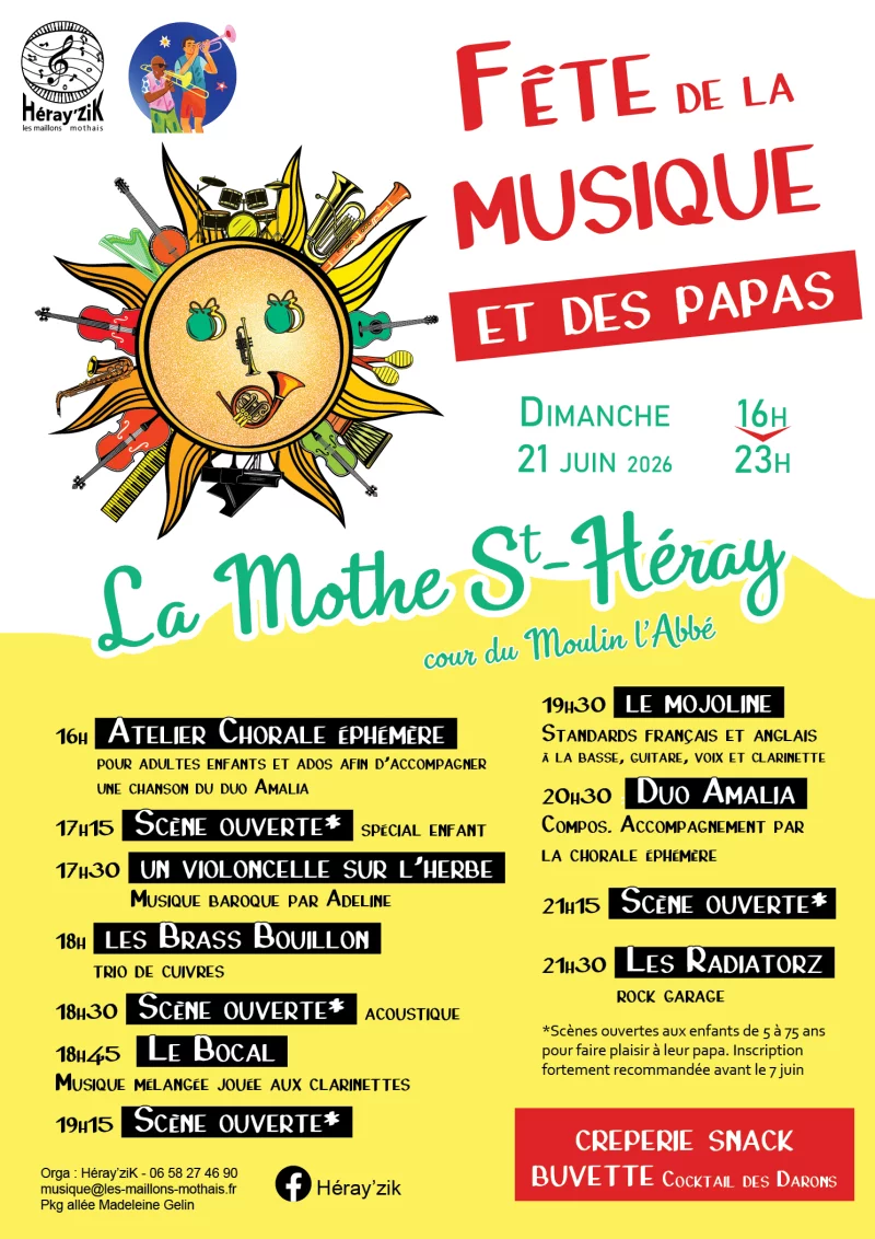Fête de la musique et des papas