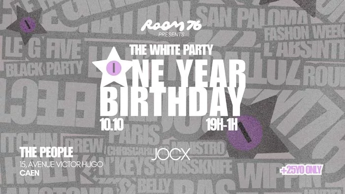 CAEN - One Year Birthday Bash - The White Party (+25 only)