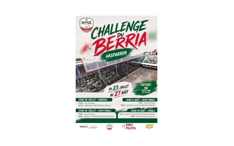 Challenge du Berria - Partie de pelote à main nue