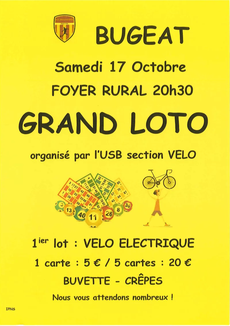 Grand Loto de l'USB Section Vélo