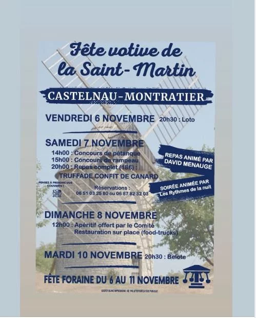 Fête Votive à Castelnau-Montratier
