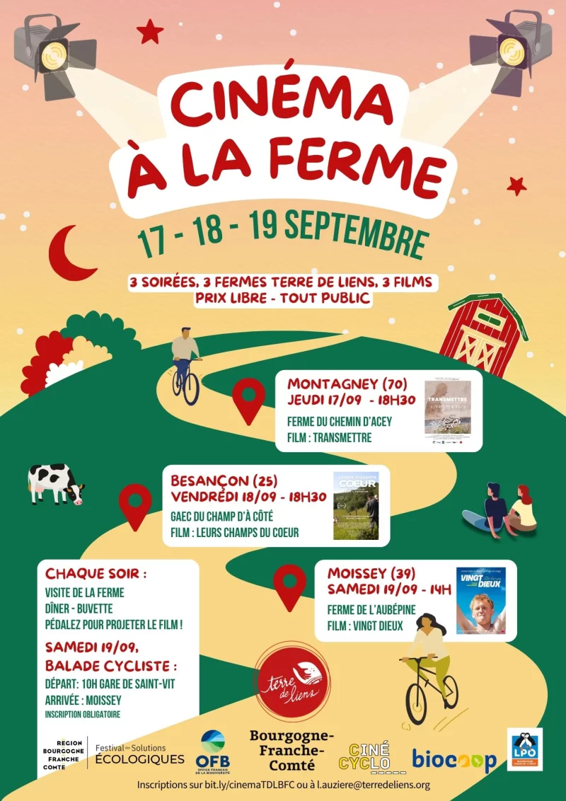 Tournée Terre de Liens Cinéma à la ferme - Jour 2 à Besançon