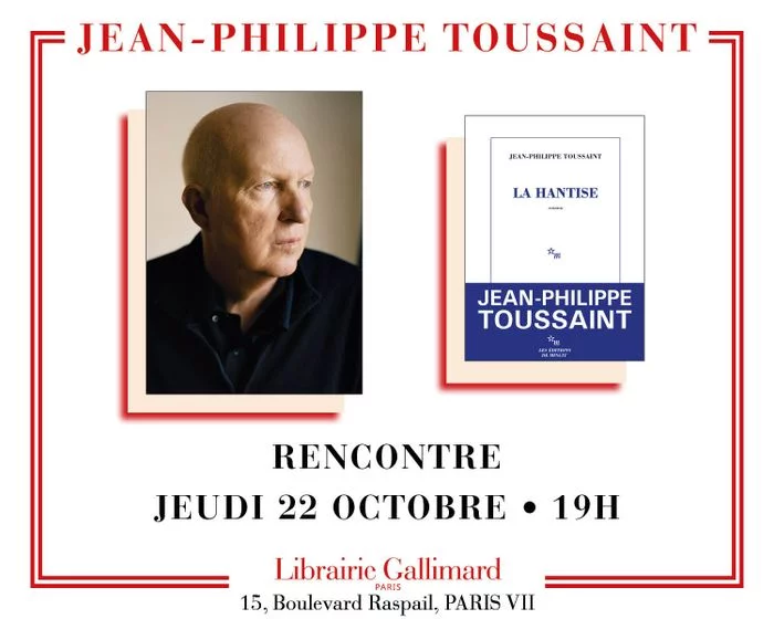 Jean-Philippe Toussaint présente son roman « La Hantise »