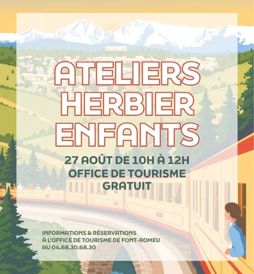 ATELIERS HERBIERS ENFANTS - JEUDI 27 AOÛT