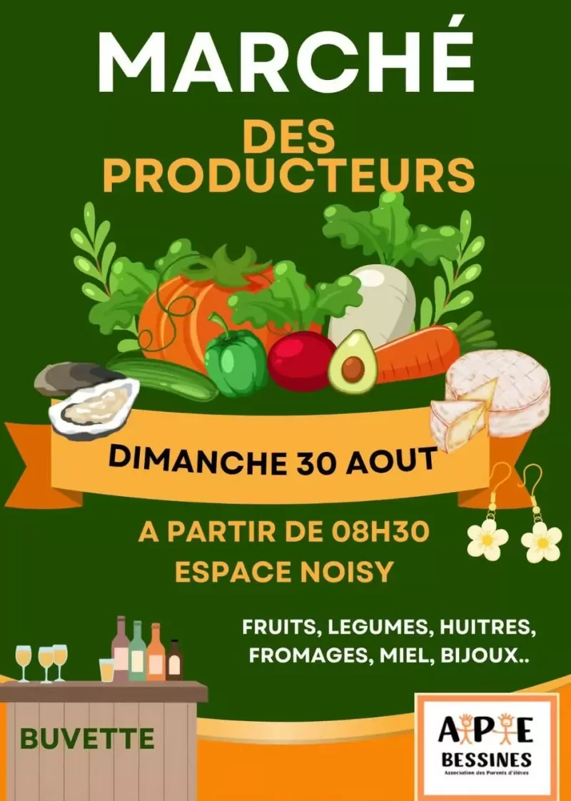 Marché des producteurs à Bessines