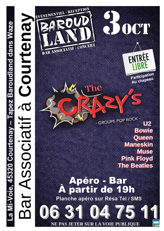 Concert : The Crazy's