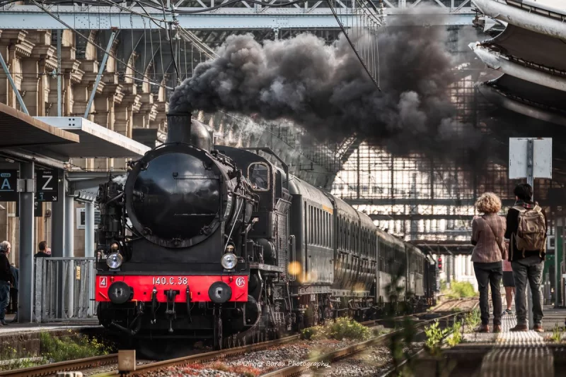 Escale du train à vapeur de Soulac 1900 à Lesparre