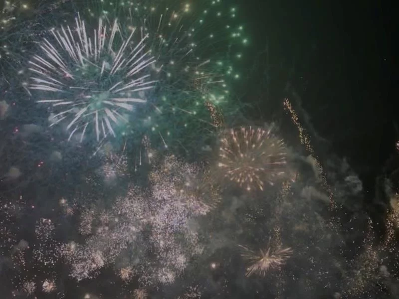 Bal des pompiers et feu d'artifice