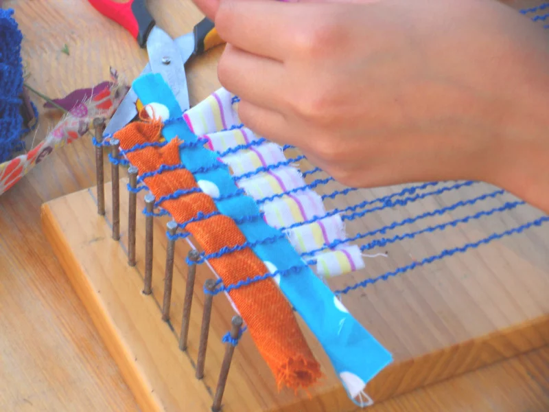 Atelier tissage pour petits et grands