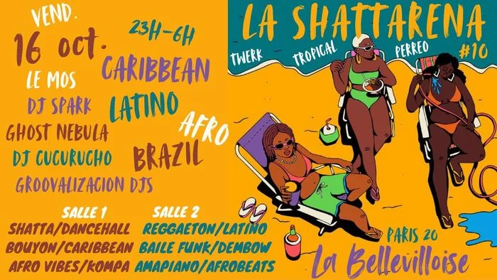 La Shattarena #10 - Afro-Caribbean-Tropical Party | 16.10.26
