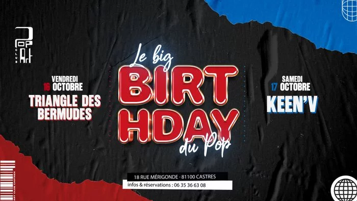 Le Birthday du Pop Art - Triangle des Bermudes & Keen'v