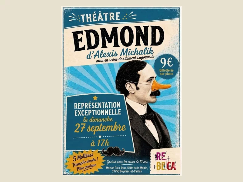 Pièce de théâtre "Edmond" d'Alexis Michalik