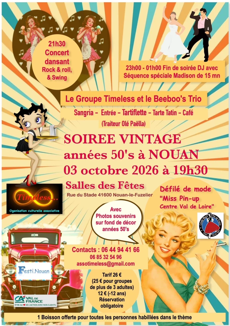 Soirée Vintage années 50's