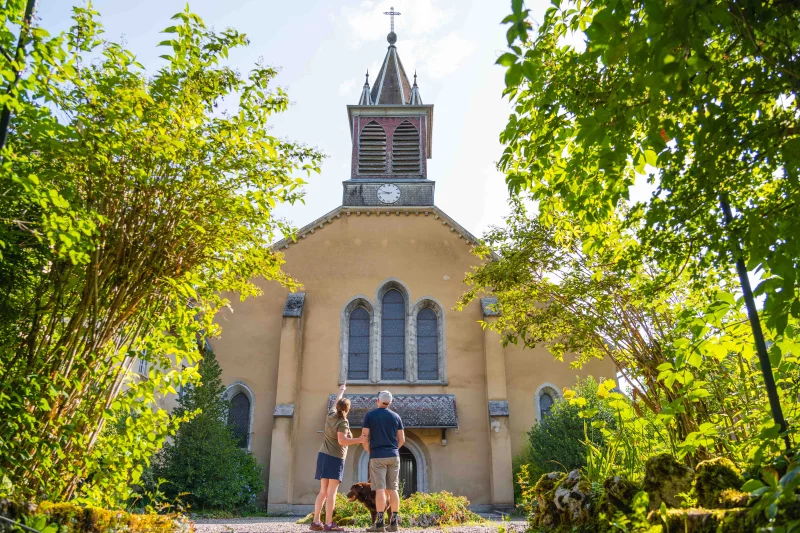 Visite de l'abbaye de la Grâce Dieu