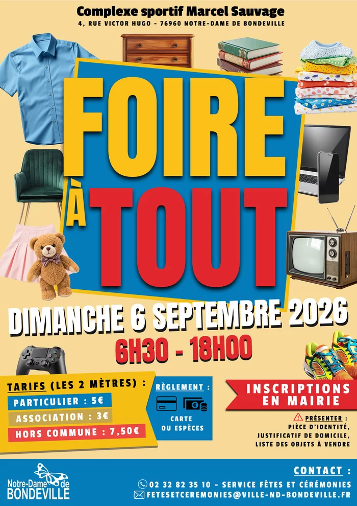 Foire à tout de Notre-Dame de Bondeville