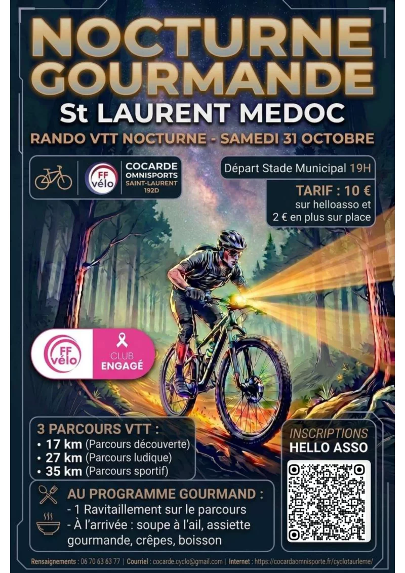 Nocturne VTT gourmande