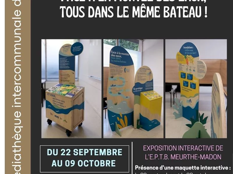 Exposition - face à la montée des eaux tous dans le même bateau