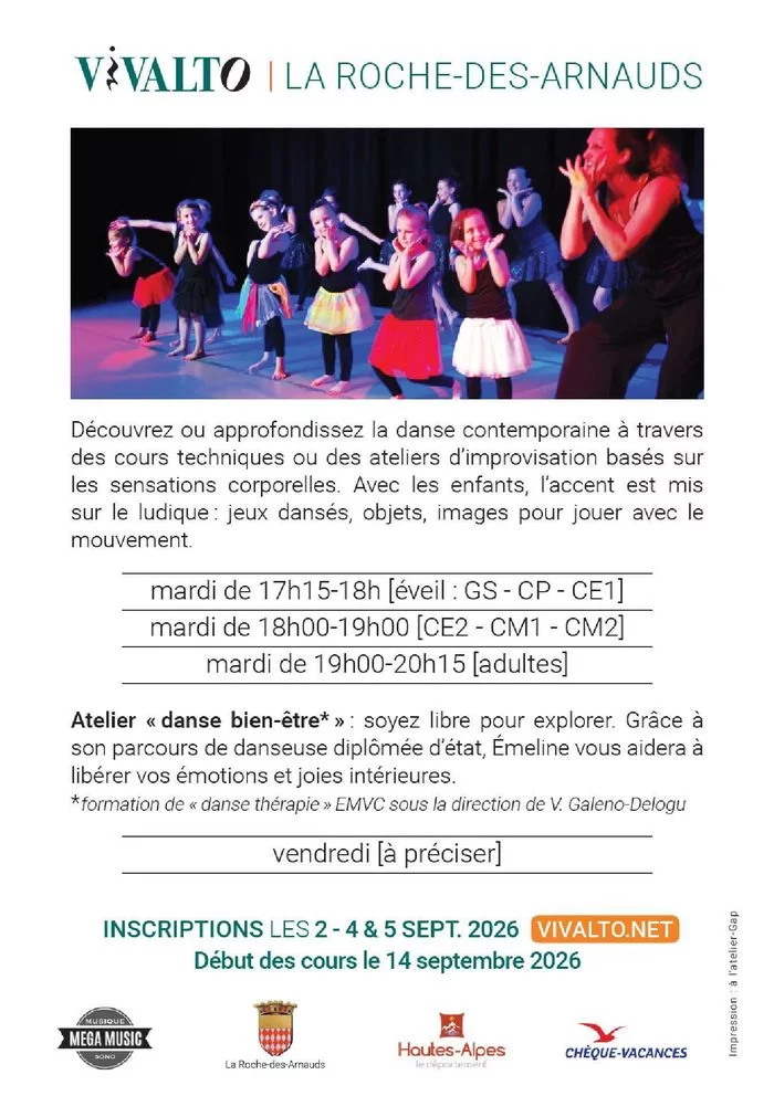 VIVALTO - Rentrée 2026/2027 - Danse
