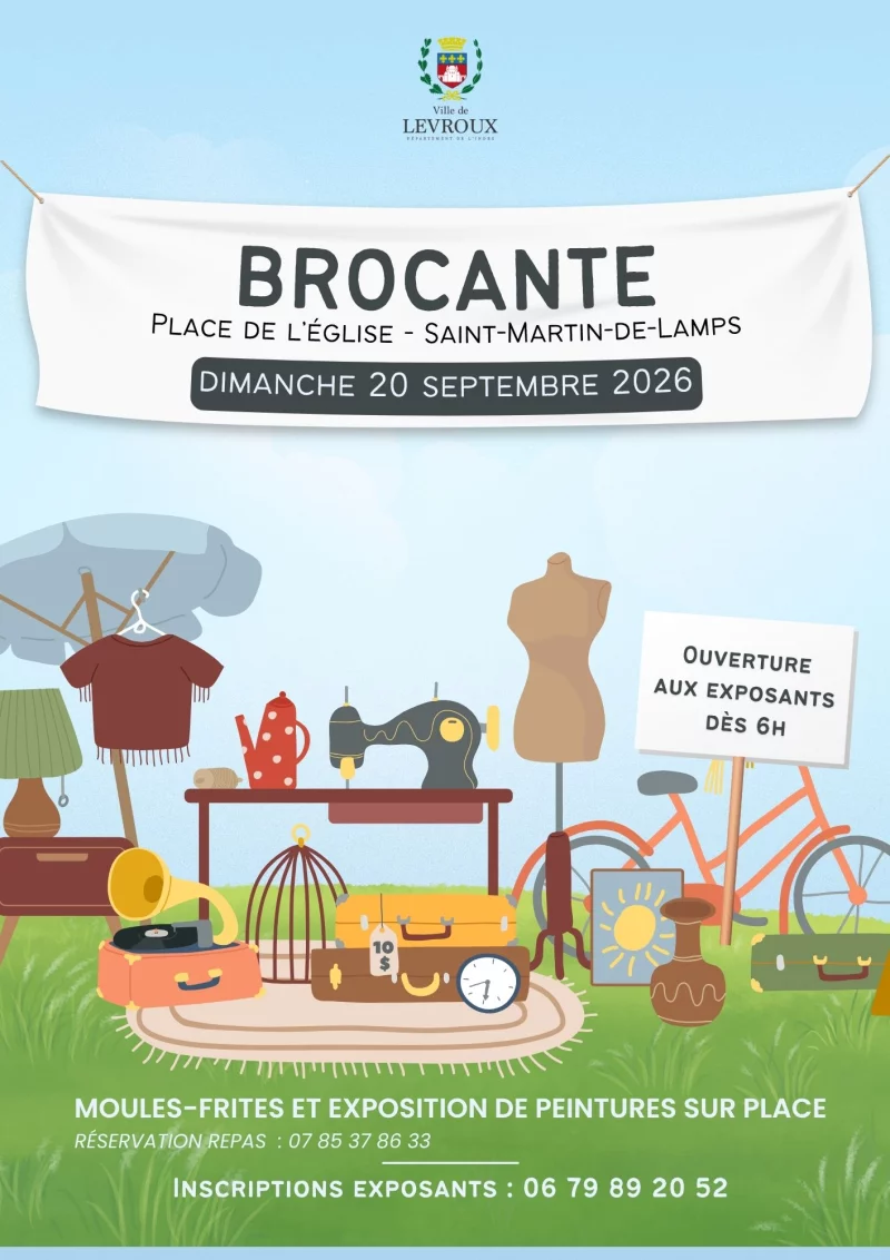 Brocante à Saint-Martin-de-Lamps