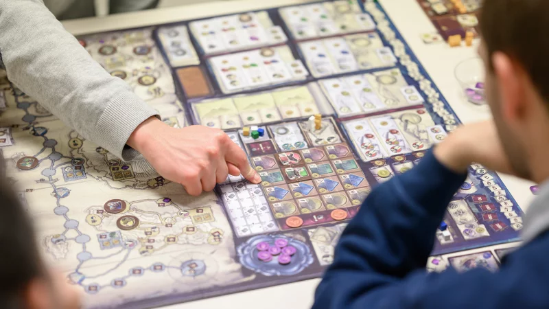 Jeux sur place : jeux de société