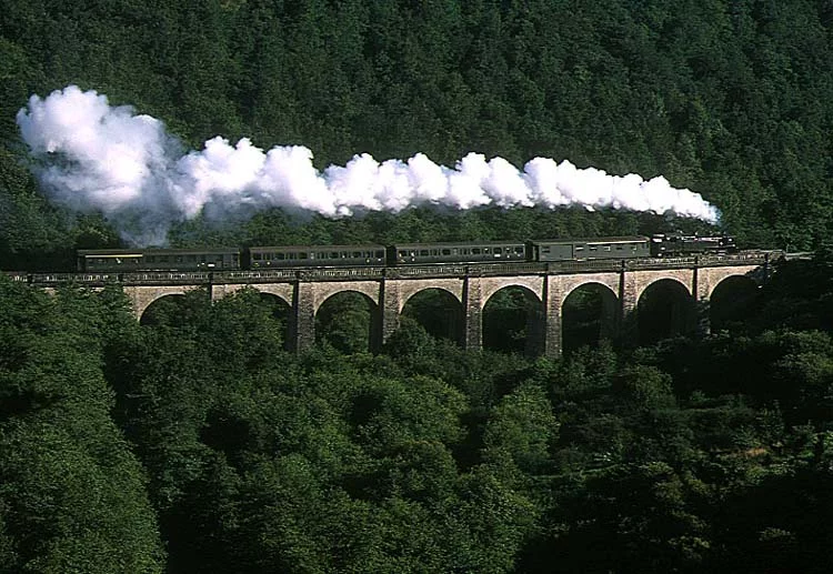 Train touristique à vapeur : Circuit de la Haute vallée de la Vienne - 16 août