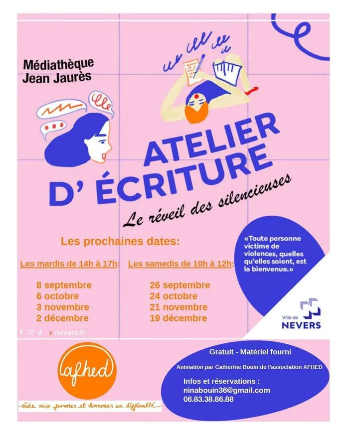 Le réveil des silencieuses - Atelier d'écriture