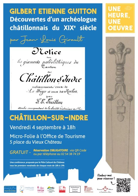 Une heure, une oeuvre : Gilbert Etienne Guitton, les découvertes d’un archéologue châtillonnais du XIXe siècle