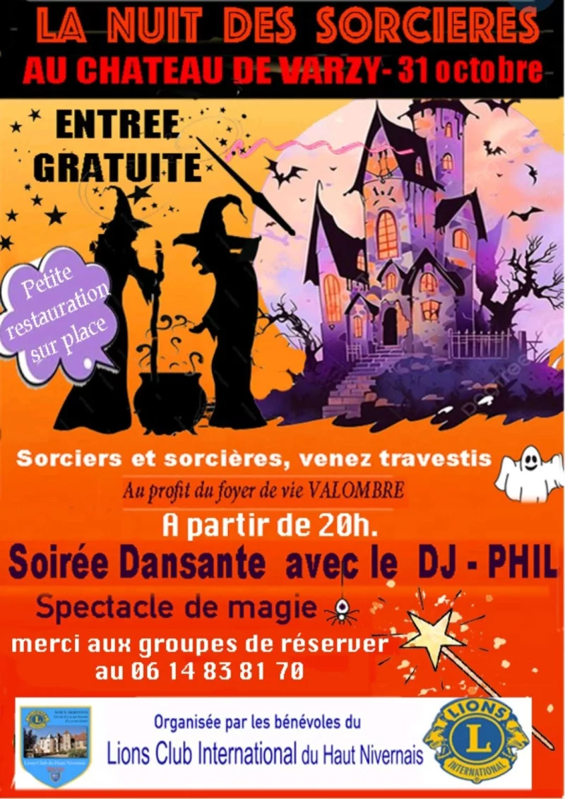 La nuit des sorcières au château de Varzy
