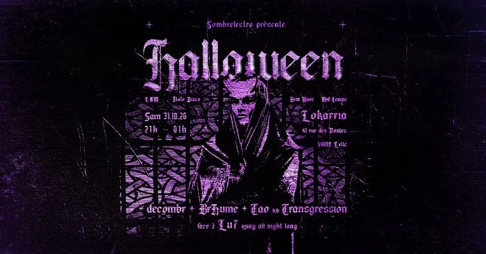 Sombrelectro édition Halloween 2026 au Lokarria, Lille