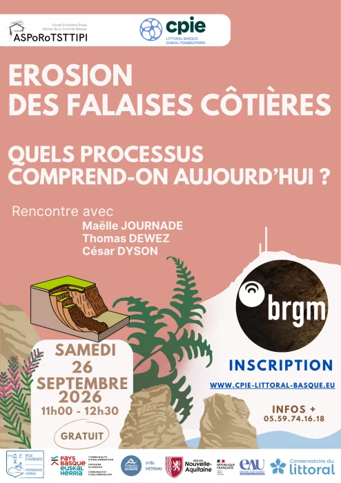 Rencontre - Erosion des falaises côtières : quels processus comprend-on aujourd'hui ?