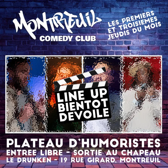 🎭 MONTREUIL COMEDY CLUB : PLATEAU D'HUMORISTES 🎭