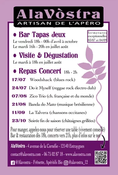 Soirée avec La Talvera à Alavostra