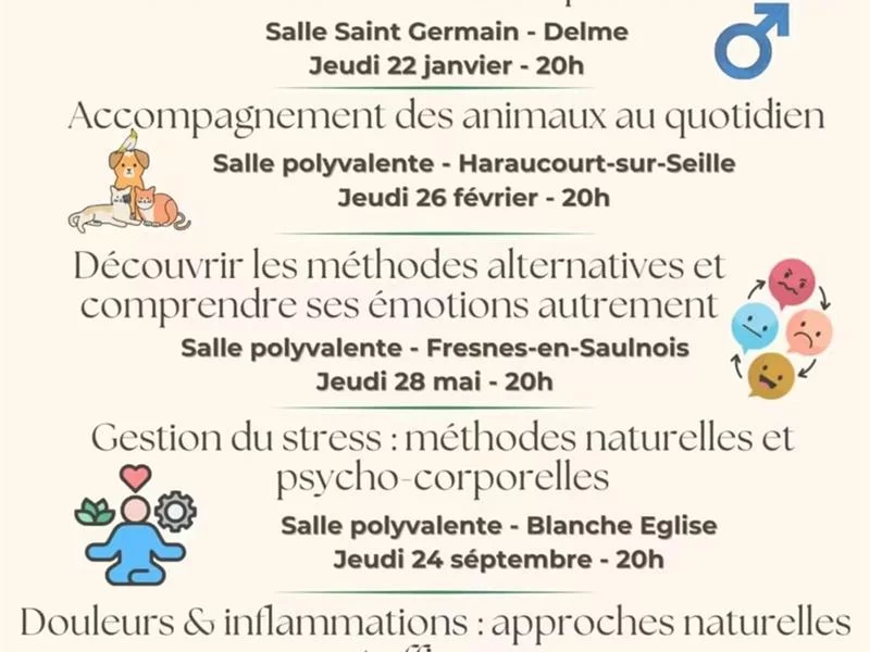 Gestion du stress avec des approches naturelles et psycho corporelles