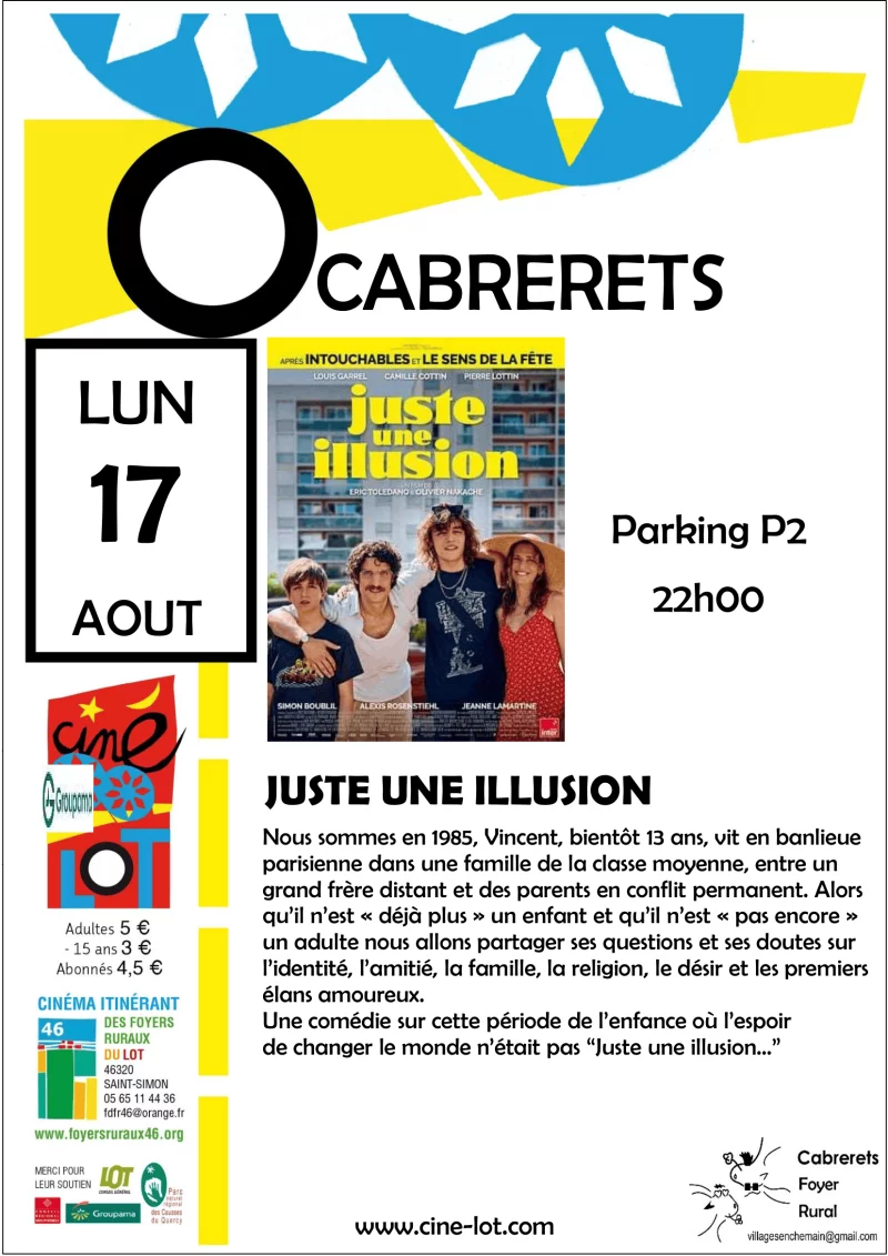 Cinéma en plein air : "Juste une illusion"