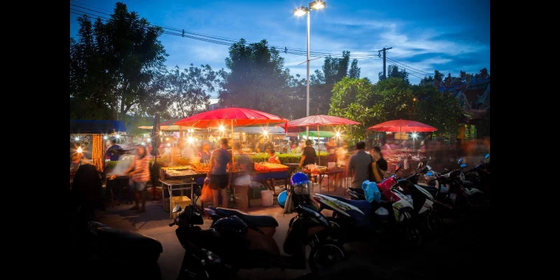 Marché gourmand à Virsac